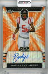 2019 Leaf Metal Draft DaMarkus Lodge Prismatic Wave Orange #BADL2 Auto【3/3(ラストナンバー)】