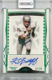 2022 Leaf Trinity Fred Biletnikoff Base Autographs Emerald Foil #BA-FB1 【13/20】