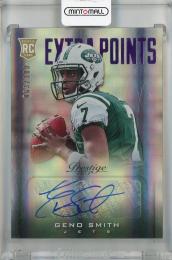 2013 Panini Prestige Geno Smith Rookie Extra Points Purple Signatures #234 RC Auto 【063/100】 New York Jets