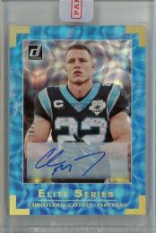 2020 Panini Donruss Christian McCaffrey Elite Series Autographs #1【18/25】 Carolina Panthers