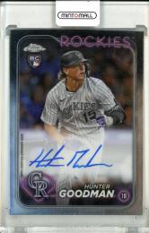 2024 Topps Chrome Hunter Goodman Base Autographs Colorado Rockies