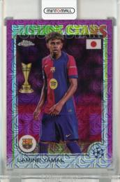 2024-25 Topps UEFA Club Competitions Japan Edition Lamine Yamal Fuchsia Mojo Refractors #64【105/125】《初期不良あり》