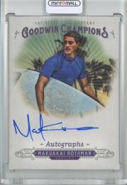 2018 Upper Deck Goodwin Champions  Makuakai Rothman Autographs