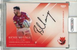 BBM ジャパンラグビー リーグワン 2025 リッチー・モウンガ 直筆サインカード【45/55】