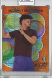 2023 UPPER DECK GOODWIN CHAMPIONS  Caleb Williams Platinum/Splash of Color/Orange Prism 476/499