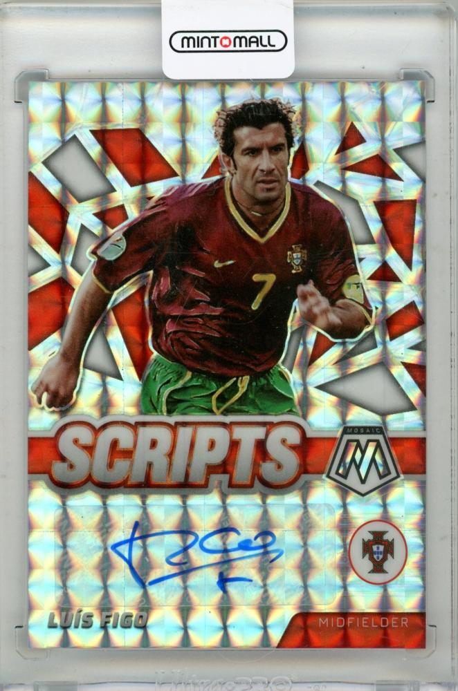 panini ルイス　フィーゴ　サイン入りカード　ポルトガル　レアル・マドリード ルイス・フィーゴ 直筆サインカード panini mosaic panini ルイス