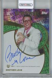 2025 Topps Universe WWE Brother Love Universe Autographs Green Electric #UNABLO【82/99】