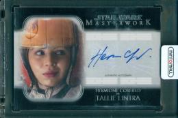 2020 TOPPS STAR WARS MASTERWORK Tallie Lintra Autograph