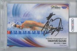 2024 BBM INFINITY / 鈴木孝幸(パラ競泳) 横版直筆サインカード 【59/67】