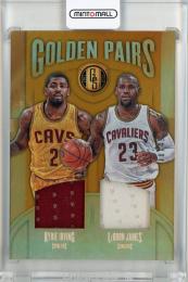 2016-17 GOLD STANDARD KYRIE IRVING / LEBRON JAMES GOLDEN PAIRS【18/49】