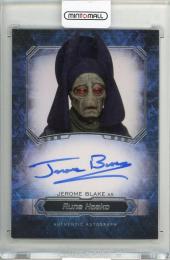 2016 TOPPS Star Wars Masterwork Jerome Blake as Rune Haako Autographs #35
