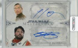 2018 TOPPS Star Wars Masterwork Ken Leung/Greg Grunberg Dual Autographs #DALG【16/50】