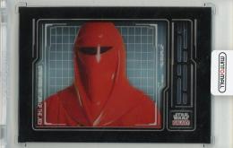 2024 TOPPS Chrome Star Wars Galaxy Imperial Royal Guard Helmet Armor Shadowbox #AS10