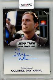 2018 RITTENHOUSE Star Trek Deep Space Nine Steven Weber as Colonel Day Kannu Heroes and Villains Autographs #NNO