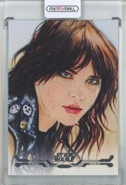 2025 Topps Star Wars Smuggler's Outpost Drash Stellar Signatures Art Reproduction #SAS28