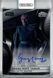 2025 Topps Star Wars Smuggler's Outpost Guy Henry as Grand Moff Tarkin Chrome Black Autographs #CBGH