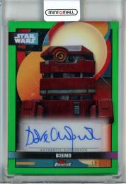 2025 Topps Star Wars Smuggler's Outpost Dave Chapman as B2EM0 Finest Autographs Green Refractors #FADAV【10/99】
