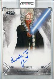 2025 Topps Star Wars Smuggler's Outpost Orli Shoshan as Shaak Ti Stellar Signatures Autographs #SSAOS
