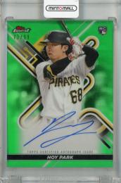 2022 Topps Finest Pittsburgh Pirates Hoy Park Autographs Green #FA-HP (パラレル版) RC(ROOKIE YEAR!) 73/99