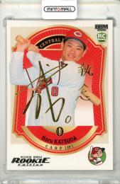 2026 BBM ルーキーエディション 勝田成 #100 金箔サインカード【001/100】《1stナンバー》 広島