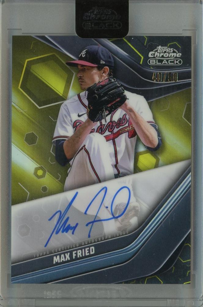 ミントモール / MINT 浦和店 / 2023 Topps Chrome Black Atlanta Braves Max Fried  Autographs Gold #CBA-MF(パラレル版) 40/50