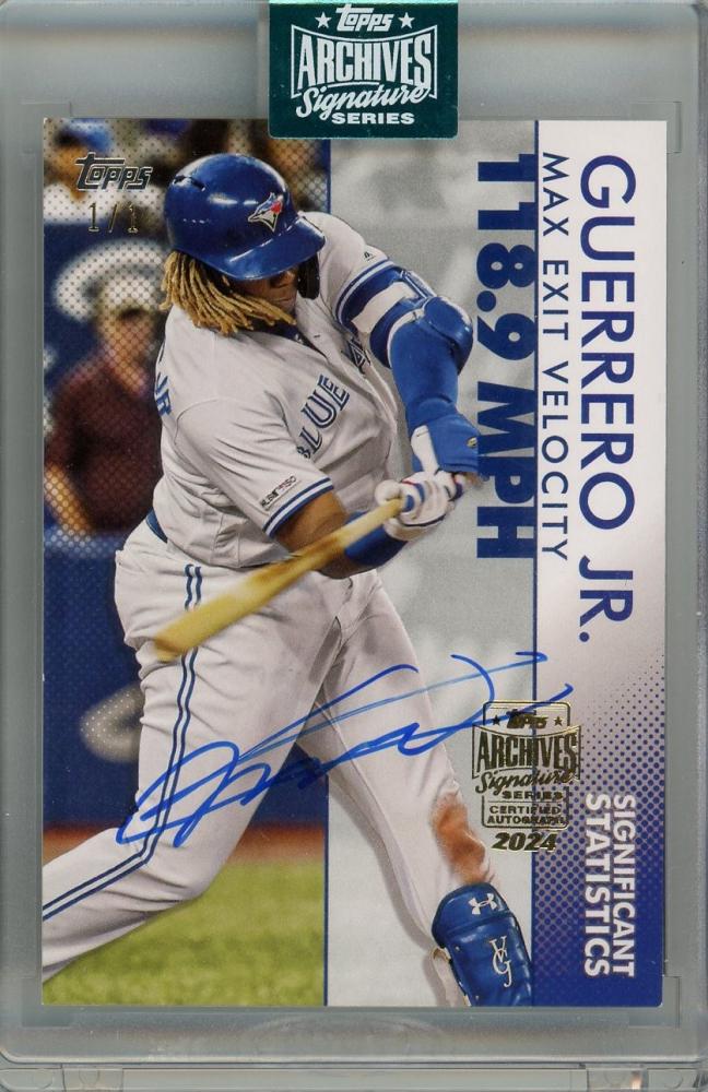 ミントモール / MINT 浦和店 / 2024 Topps Archives Signature Series Active Player  Edition Toronto Blue Jays Vladimir Guerrero Jr. Autograph Signers #SS-1(1of1!)  1/1