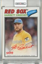 2026 Topps Heritage Garrett Crochet Real One Autographs Red Ink #ROAGC【50/77】