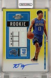 2020-21 Panini Contenders Optic  RJ Hampton Gold Autographs RC #136 09/10