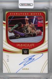 2022 Panini Immaculate Collection WWE  Asuka Marks of Greatness Autographs #MGASK 27/49