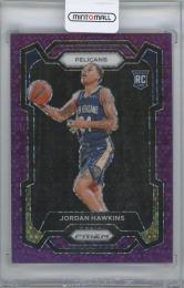 2023-24 PANINI Prizm Prizms Fast Break Purple #130 / JORDAN HAWKINS(New Orleans Pelicans) 【37/75】