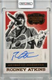 2014 Panini Country Music Rodney Atkins Authentic Signature Blue #42 Auto【308/499】
