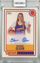 2024 Topps Chrome McDonald’s All American Olivia Olson Event Autograph #EA-OO East