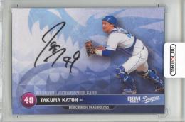 2025 BBM 中日ドラゴンズ 加藤匠馬 直筆サインカード【21/90】