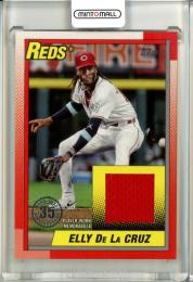 2025 Topps Series 1 Elly De La Cruz 1990 Topps Baseball Relic Cincinatti Reds