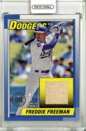 2025 Topps Series 1 Freddie Freeman 1990 Topps Baseball Relic Los Angeles Dodgers