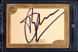 2005 Futera Unique World Football Dennis Bergkamp Framed Autograph【1of1】 Arsenal FC