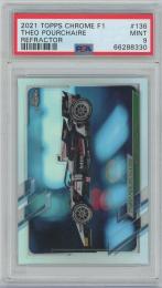 2021 TOPPS Chrome Formula 1 Refractors #136 F2 Cars / THEO POURCHAIRE(ART Grand Prix) [PSA9/MINT]