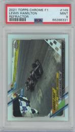 2021 TOPPS Chrome Formula 1 Refractors #149 Grand Prix Winners / LEWIS HAMILTON(Mercedes-AMG) [PSA9/MINT]