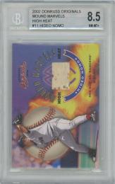 2002 DONRUSS Originals Mound Marvels High Heat / HIDEO NOMO(Boston Red Sox) 【056/100】 [BGS8.5/NEAR MINT MINT+]