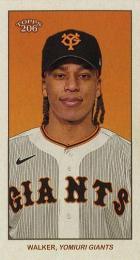 2023 TOPPS 206 NPBプロ野球 #179 A.ウォーカー(巨人)【MINI版】レギュラーカード