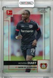 2020-21 Topps Chrome Bundesliga Bayer 04 Leverkusen Moussa Diaby Base Refractor(パラレル版)