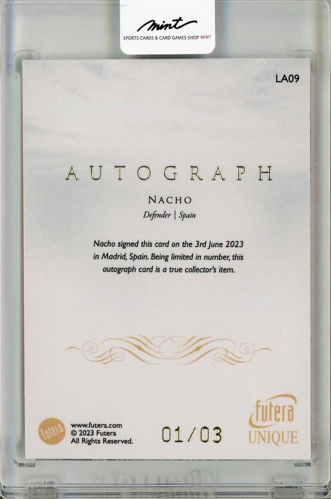 ★Futera 2018 ヘスス・ナバス 直筆 サインカード 10 of 15 ☆Futera 2018 ヘスス・ナバス 直筆 サインカード 10 of 15 ☆Futera