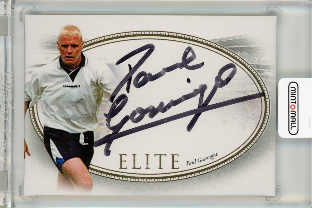★ジャージ#08/17 PAUL GASCOIGNE AUTOGRAPH 2023 Futera Unique World Football ポール　ガスコイン 直筆サインカード 激レア