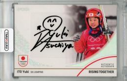 2024 TEAM JAPAN WINTER OLYMPIANS スキー・ジャンプ 伊藤有希 直筆サインカード ホログラムA箔 41/45