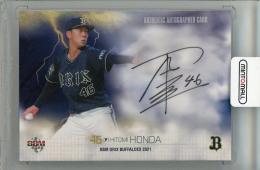 2021 BBM オリックス・バファローズ  直筆サインカード / 本田仁海 【51/59】