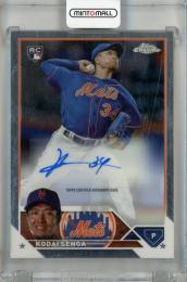 2023 Topps Chrome Update Series Kodai Senga Chrome Update Autograph #AC-KSE RC ※裏面初期傷あり New York Mets