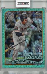 2024 Topps Series 2 Wade Meckler 1989 Topps Baseball Chrome Silver Pack Aqua #2T89C-53 RC ※裏面傷あり【023/199】 San Francisco Giants