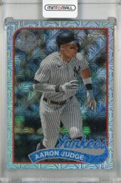 2024 Topps Series 1 Aaron Judge 1989 Topps Baseball Chrome Silver Pack #T89C-2  New York Yankees