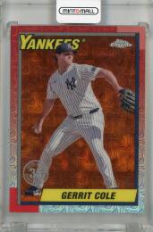 2025 Topps Series 1 Gerrit Cole 1990 Topps Baseball Chrome Silver pack Orange #T90C-98【05/25】 New York Yankees