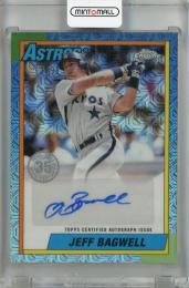 2025 Topps Series 1 Jeff Bagwell 1990 Topps Baseball Chrome Autograph #90CA-JB ※裏面初期傷あり【62/99】 Houston Astros